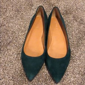 JCrew Emerald Flats